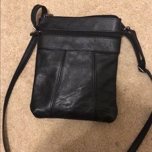 Black Leather Satchel